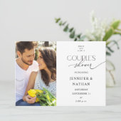 Photo moderne Couples Douche Invitation (Debout devant)