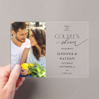 Photo moderne Couples Douche Invitation