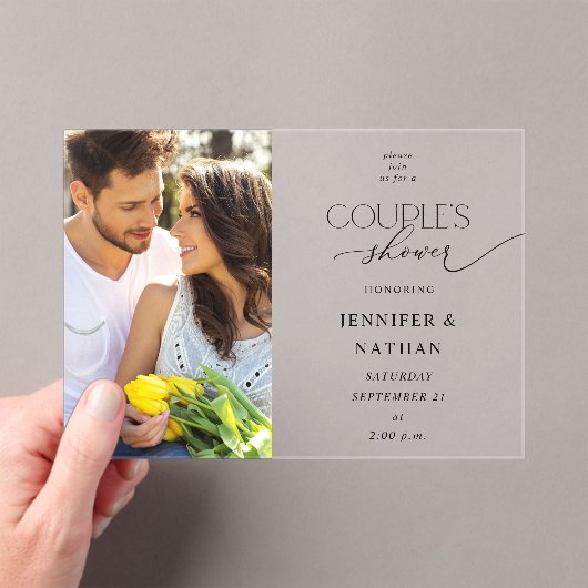 Photo moderne Couples Douche Invitation (In situ (ordinateur de poche))
