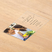 Photo moderne Couples Douche Invitation (Poser)