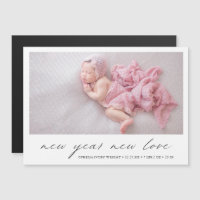 Photo moderne Cute Faire-part de naissance de vaca