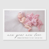 Photo moderne Cute Faire-part de naissance de vaca (Devant)