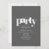 Photo moderne Digital Graduation Party Invitation (Dos)