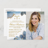 PHOTO moderne École de soins infirmiers Invitation (Devant / Derrière)