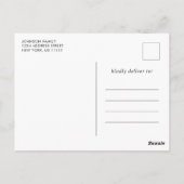 PHOTO moderne École de soins infirmiers Invitation (Dos)