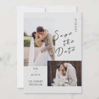 Photo moderne Emotionnel Faire-part de mariage élé