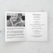 Photo moderne en noir et blanc Programme funéraire (Intérieur)