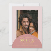 Photo moderne enregistrer la carte de date mariage (Devant)