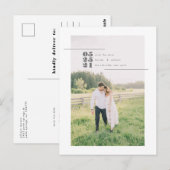 Photo moderne Enregistrer la carte postale Date (Devant / Derrière)