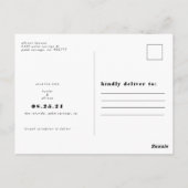 Photo moderne Enregistrer la carte postale Date (Dos)