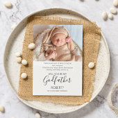 Photo moderne Godfather Proposition Invitation