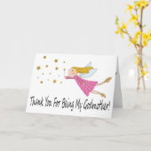 Photo moderne Godmère Carte de remerciements (Fleur jaune)