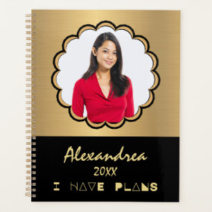 Photo moderne Gold Black Elegant Personnaliser