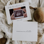 Photo moderne Hello Baby Faire-part Card