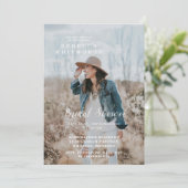 Photo moderne Invitation de douche nuptiale (Debout devant)