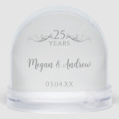 Photo moderne Keepsaké 25e anniversaire de Mariage (Arrière)