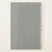 Photo moderne Mariage gris et jaune Mois (Dos)