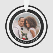 Photo moderne Marié et Joyeux Premier Noël (devant)