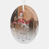 Photo moderne Mon premier ornement en verre de Noë (Avant gauche)