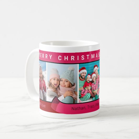 Photo Moderne Mug de Noël (Devant gauche)
