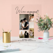 Photo moderne Nous sommes engagés Fiançailles Acry (Mariage)