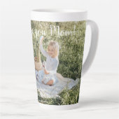 Photo moderne Nous t'aimons Maman Latte Mug (Angle droit)