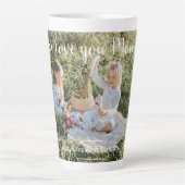 Photo moderne Nous t'aimons Maman Latte Mug (Devant)