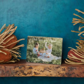 Photo moderne Nous t'aimons Maman Plaque (Côté)