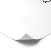 Photo moderne Oh Baby shower Affiche de bienvenue (Coin)