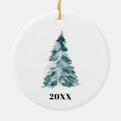 Photo moderne Ornement de Noël de famille (Dos)