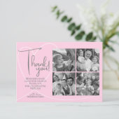 Photo moderne personnalisée Collage Merci (Debout devant)