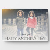 Photo moderne Plaque de la fête des mères (Devant)