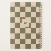 Photo moderne Retro Green À damiers Motif Arch (Dos)