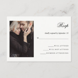 Photo moderne RSVP pour mariage