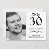 Photo moderne | Tout âge | Invitation d'anniversai (Devant)