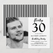 Photo moderne | Tout âge | Invitation d'anniversai (Devant / Derrière)