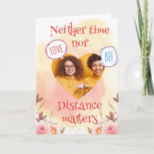 Photo modifiable BFF Carte de la Saint-Valentin (Devant)