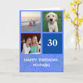 Photo Modifiable Carte D'Anniversaire Famille Et A (Fleur jaune)