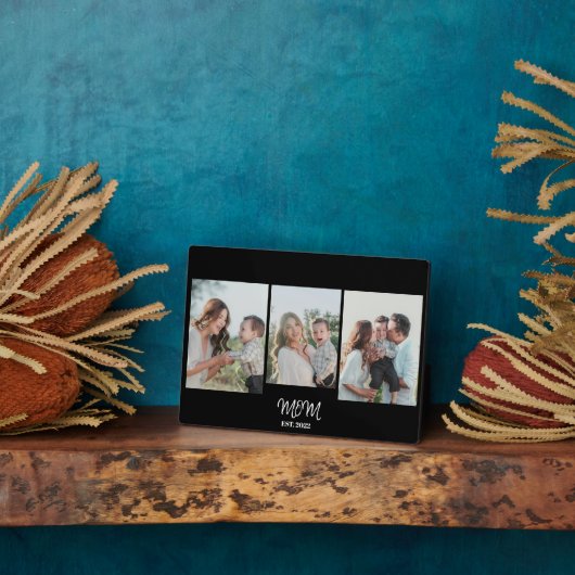 Photo Mom Established, 3-Photo Plaque (Côté)