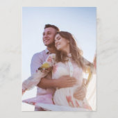 Photo Monogram Wedding Menu (Dos)