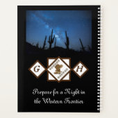 Photo Monogramme Casquette de poupées et de cowboy (Dos)