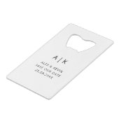 Photo monographique unique Enregistrer la date (Devant Angle)