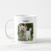 Photo Mug avec animal de compagnie avec nom (Gauche)