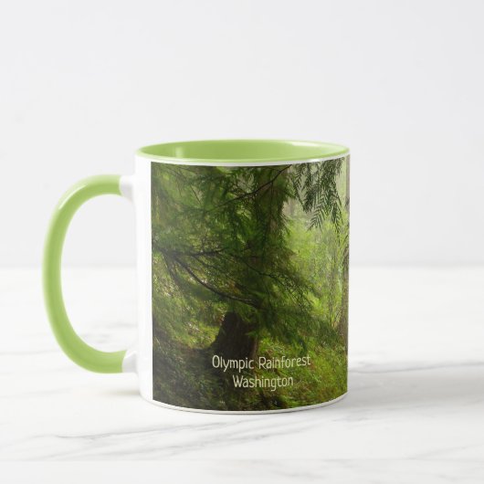 Photo Mug de la forêt tropicale olympique de Washi (Gauche)