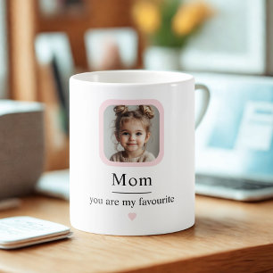 Photo Mug de maman personnalisée   Tu Es Mon Favor