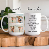 Photo Mug personnalisée pour maman, papa, enseigna