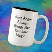 Photo Mug Rainbow Père Noël personnalisable
