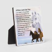 Photo Mum Poem Plaque - Cheval Design (Recto)