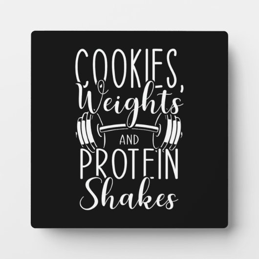 Photo Muscle Shakes & Funny Gym Plaque (Devant)