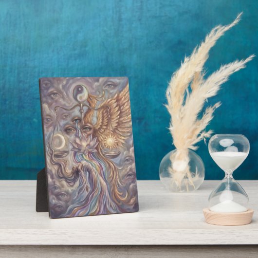 Photo Mystical Phoenix Tabletop Plaque with Easel  (Côté)